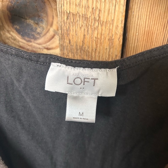 Ann Taylor Loft Brown and White Sleeveless Dress - Picture 3 of 4